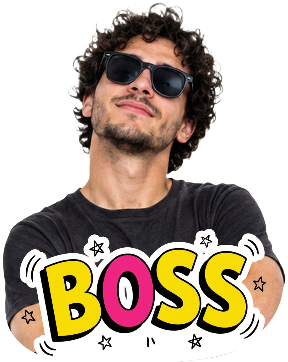 BOSS sticker